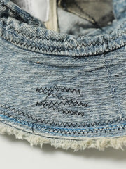 ヴィンテージデニムダメージフィッシャーマンハット