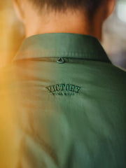 ヴィンテージグリーン ワークシャツジャケット