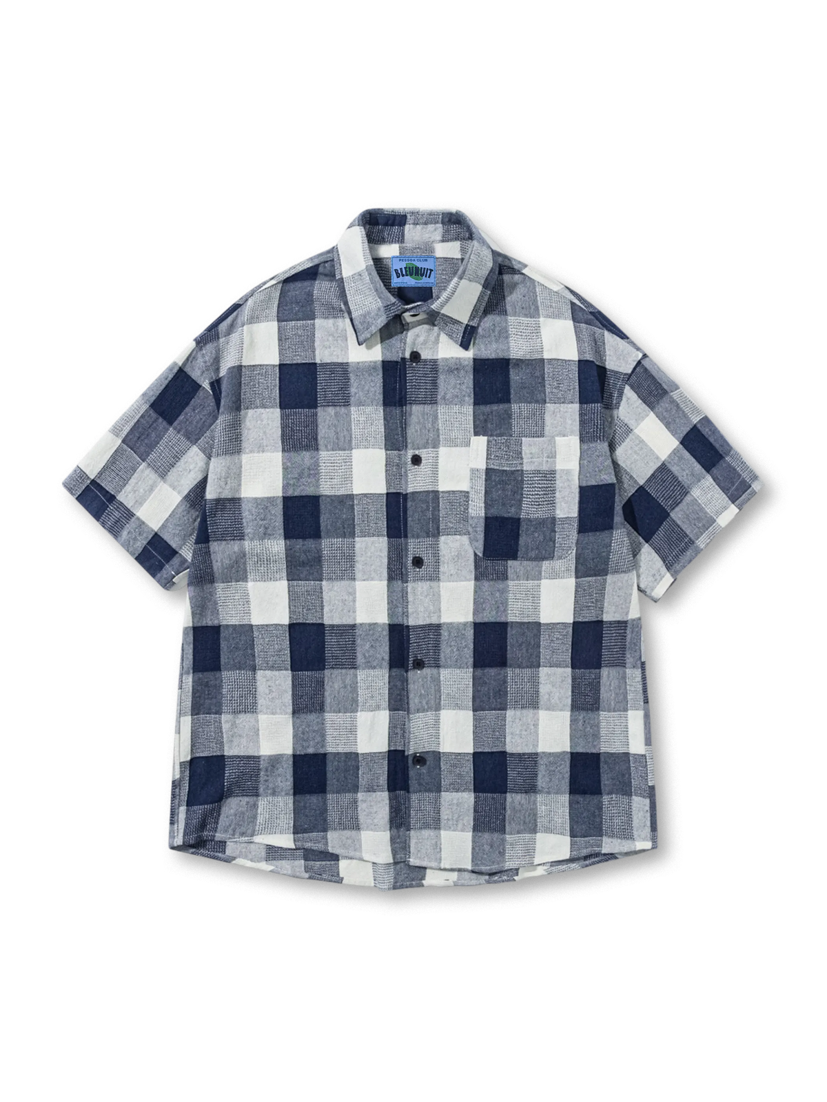 自然なフェードが映えるヴィンテージウォッシュチェックシャツ