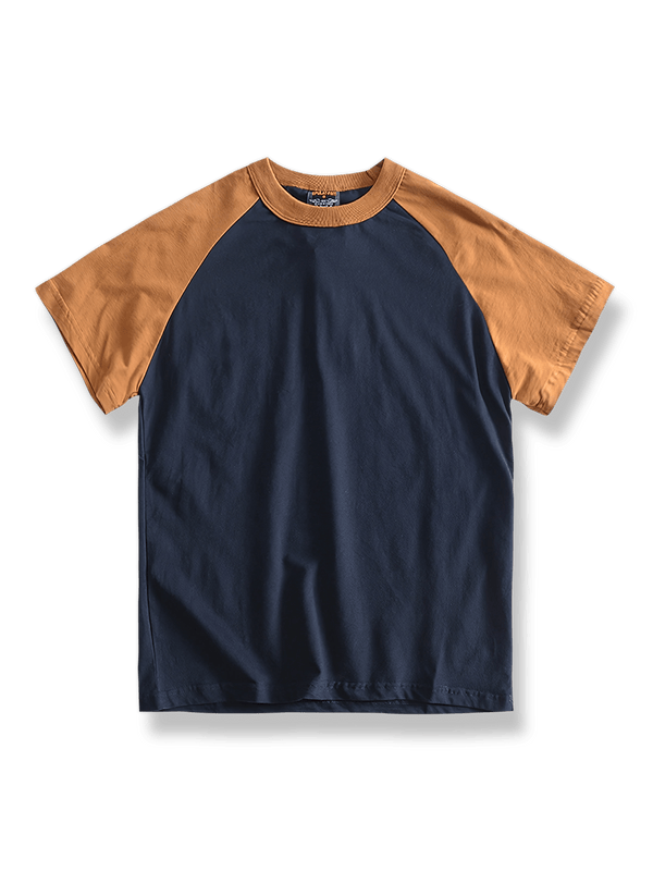 12色展開ヴィンテージカラーのコットンTシャツ。