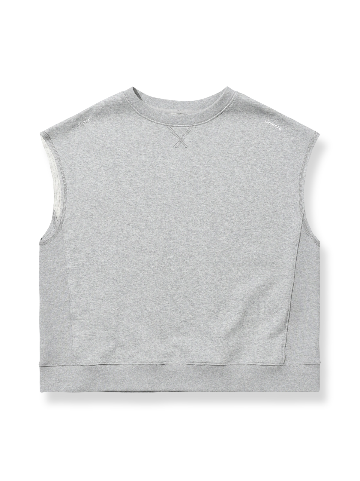 ヴィンテージクルーネックタンクトップの前面が見える商品画像