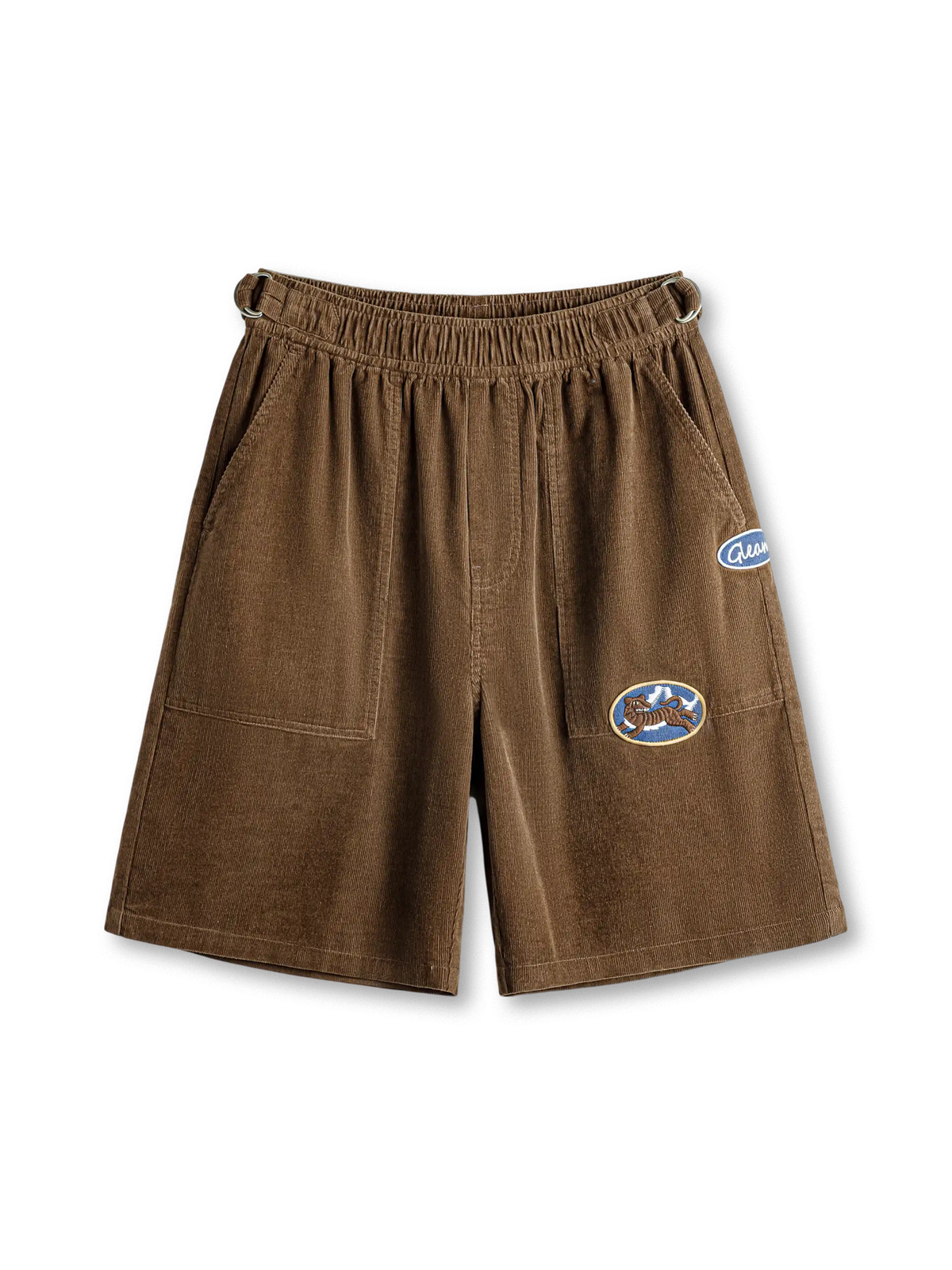 灯芯コーデュロイ素材とアジャストベルトが特徴のクラシックなヴィンテージグルカショーツ。快適な履き心地。