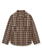 多色糸の杢調素材とひび割れ風ナンバープリントが特徴のヴィンテージ風ラグビー長袖Tシャツ。