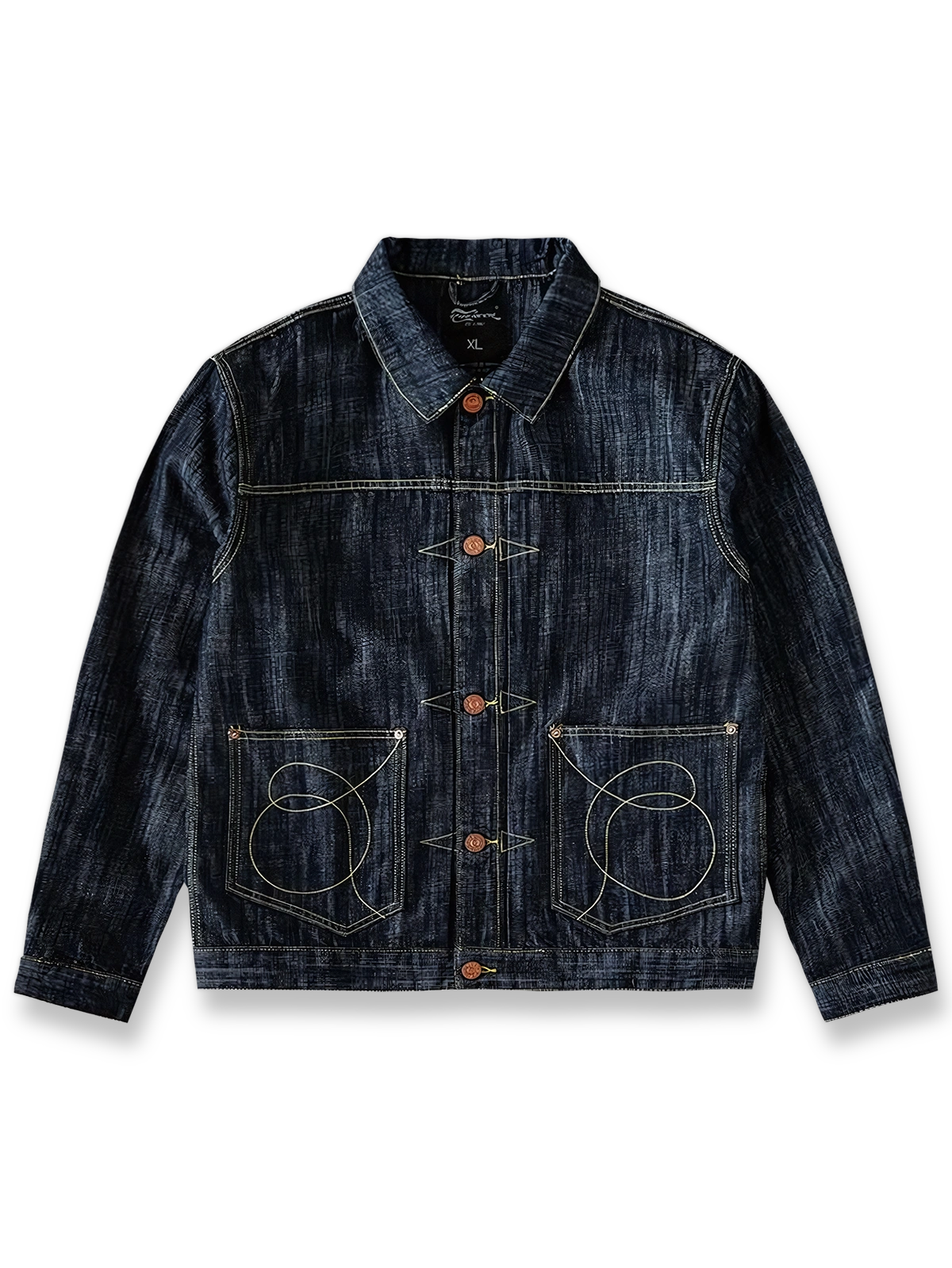 生デニムと重厚感が際立つワークジャケット