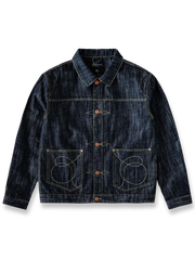 生デニムと重厚感が際立つワークジャケット