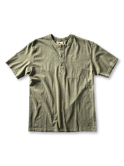 ヴィンテージワークヘンリーネックTシャツ