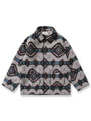 ヴィンテージ調エスニック柄ホーナーウールジャケット