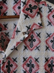 ヴィンテージジャカードキューバシャツ