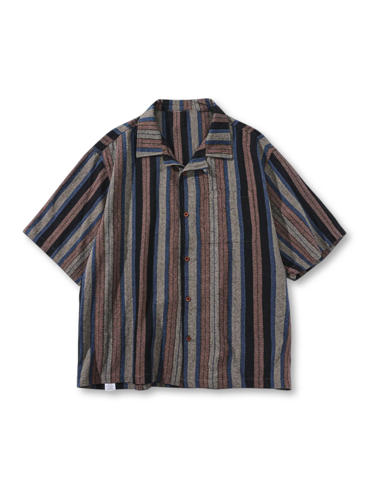  縦ストライプと堅牢な縫製が特徴のヴィンテージ風マルチスト