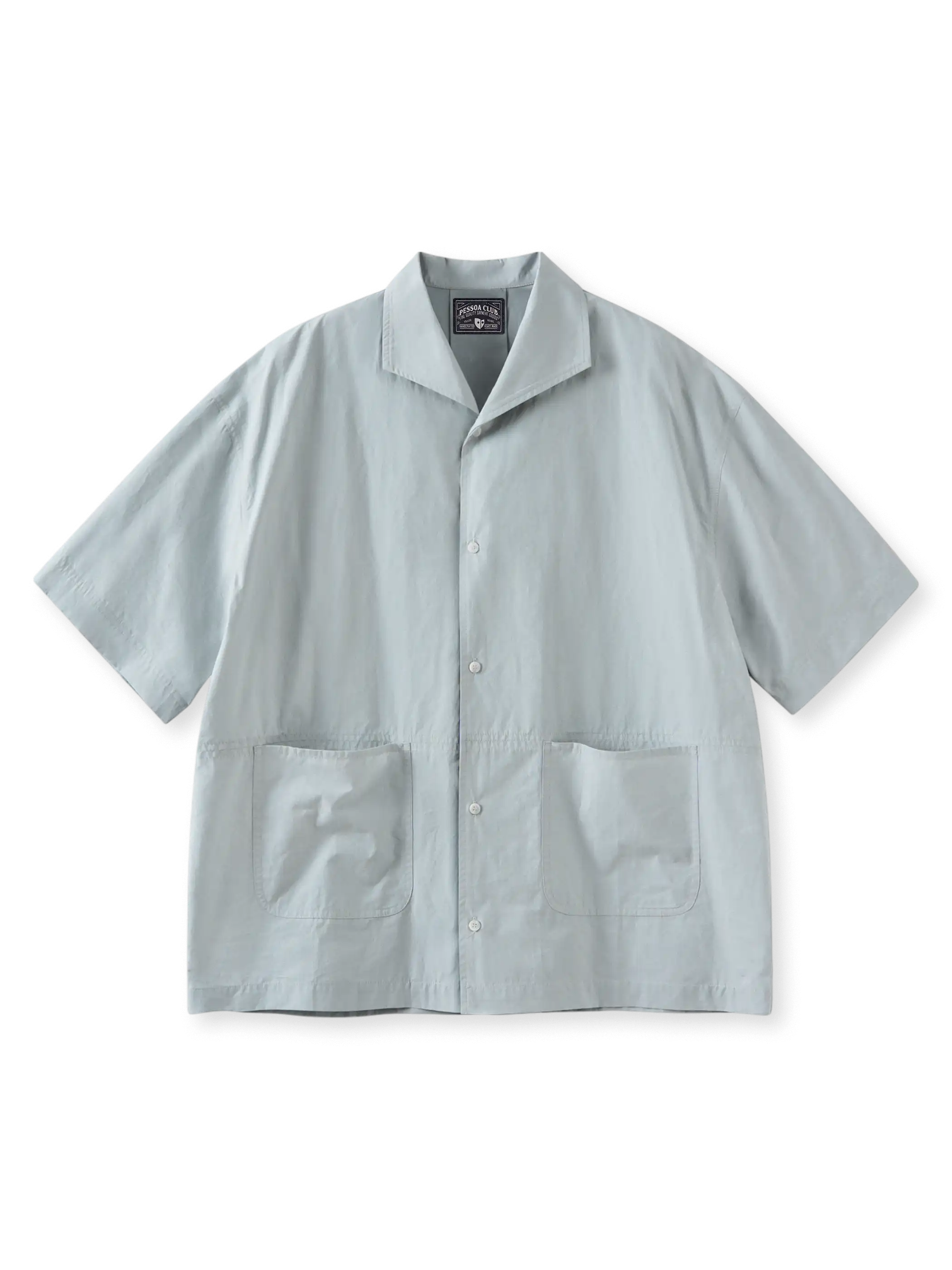 ヴィンテージセーラーカラーUポケットドロップショルダーシャツ正面画像