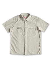 ヴィンテージ刺繍シャンブレーシャツ