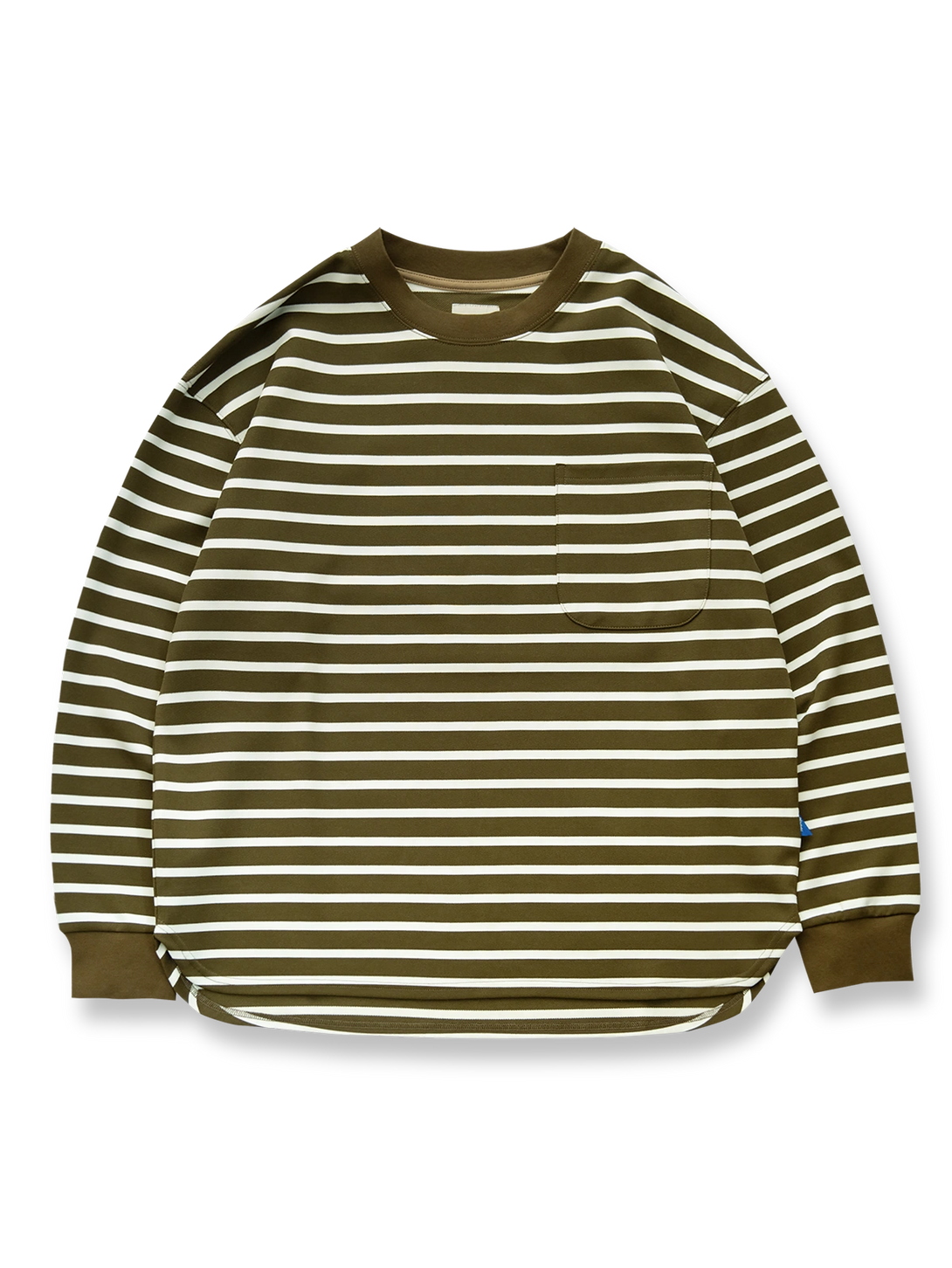 ダブルフェイス仕様のヴィンテージストライプ長袖Tシャツ