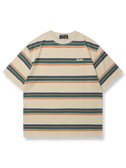 ヴィンテージストライプ半袖Tシャツの前面が見える商品画像