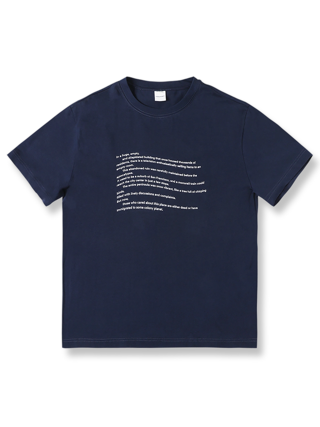 ヴィンテージ ツイストレター プリント クロップド 半袖Tシャツ
