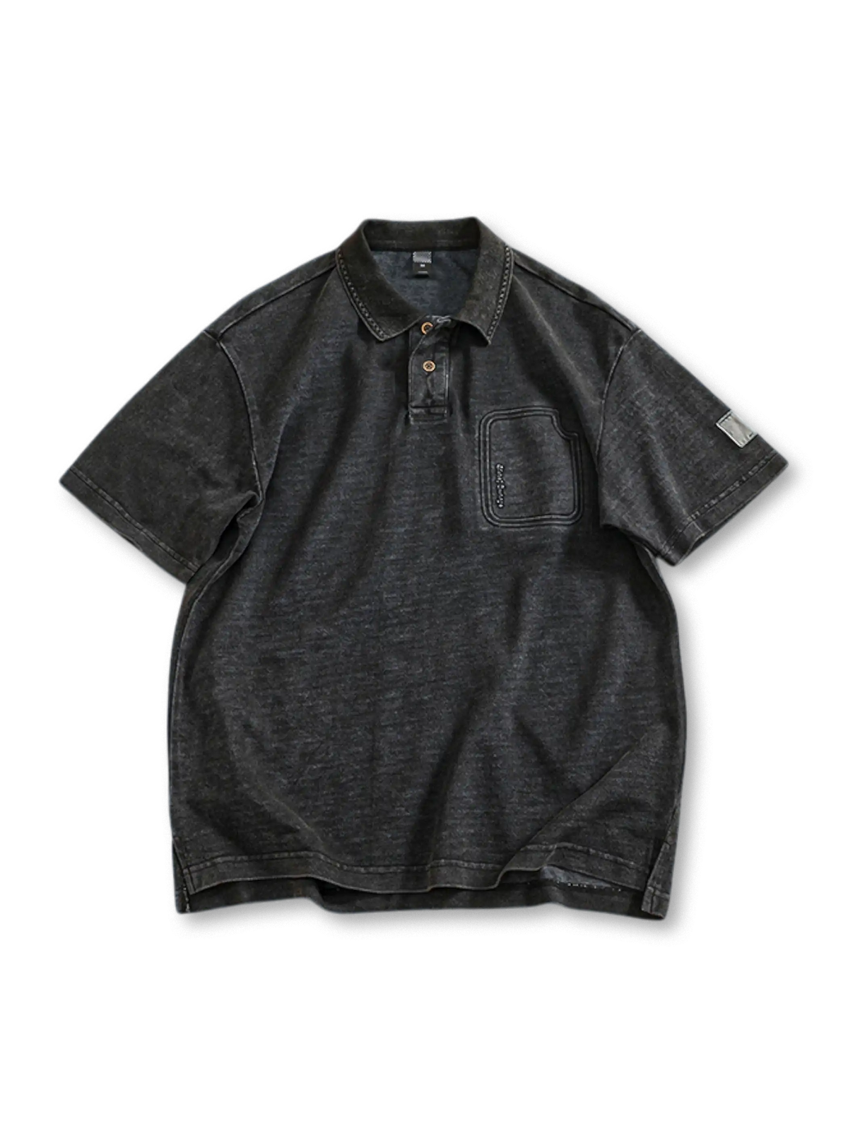 ヴィンテージウォッシュ 280GピケメッシュPOLOシャツ