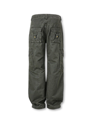 ヴィンテージウォッシュカットフラップワークパンツ