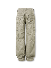 ヴィンテージウォッシュカットフラップワークパンツ