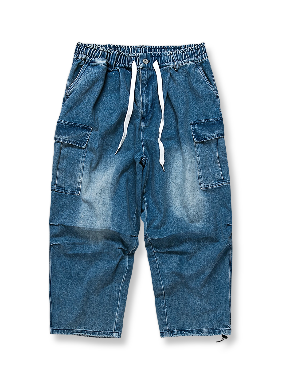 マルチポケットとウォッシュ加工が映えるヴィンテージデニムシャツ