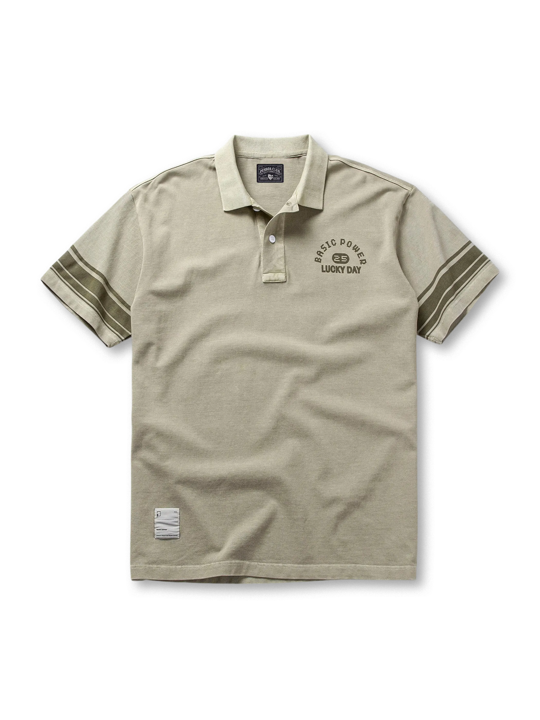 ヴィンテージウォッシュショートスリーブポロ ネイビー 