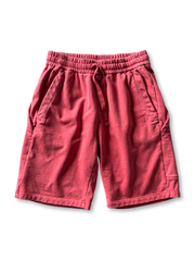 ヴィンテージウォッシュド加工が映える厚手コットンテリーショーツ