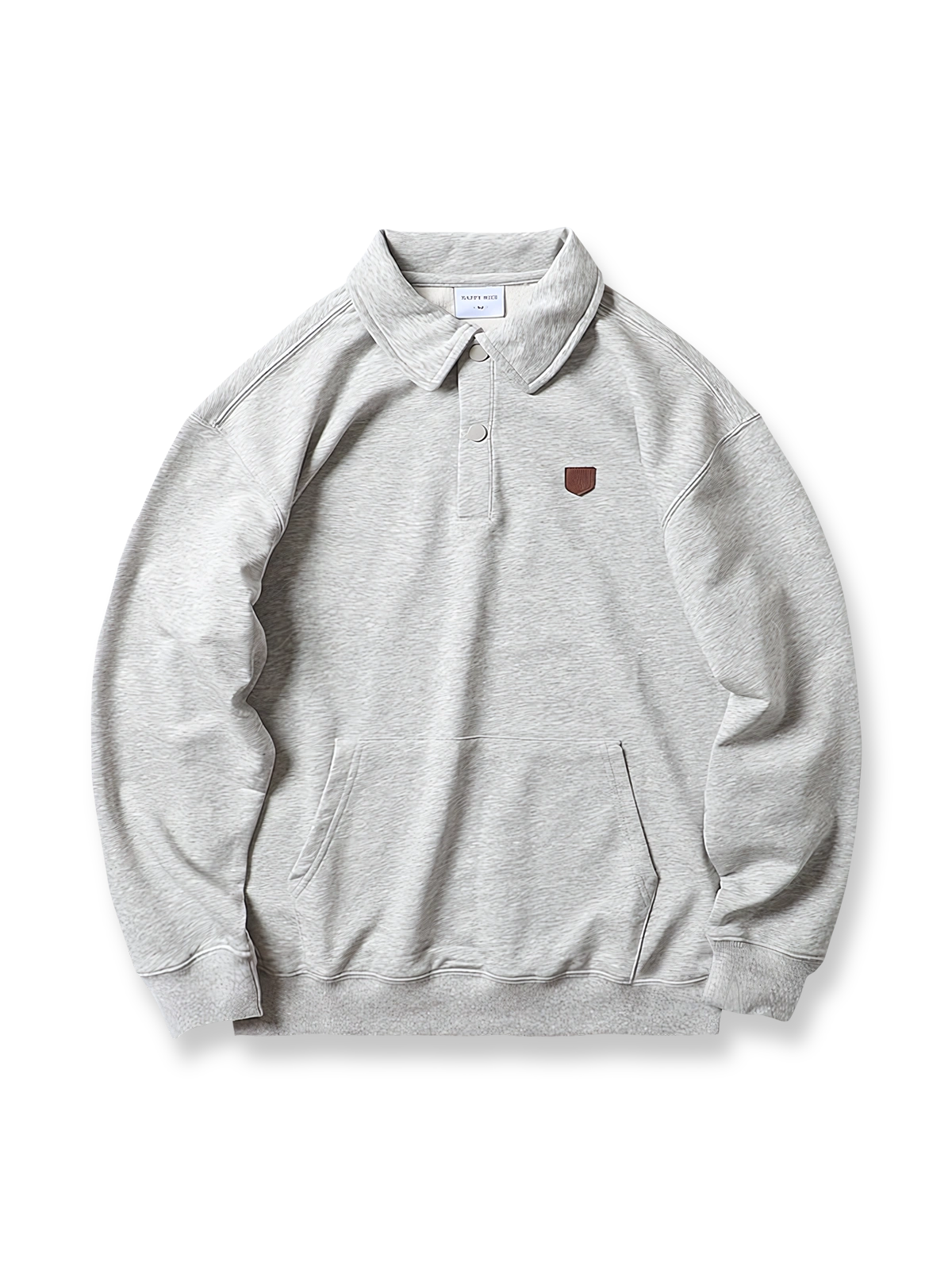 ポロネックのヴィンテージウォッシュスウェット