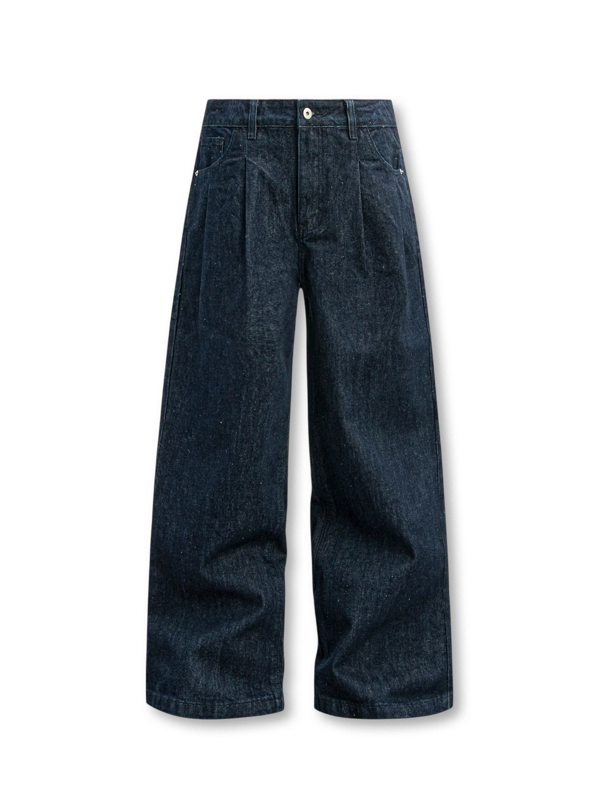  1920〜30年代作業着をモチーフにしたバギーシルエットのワイドデニムパンツ