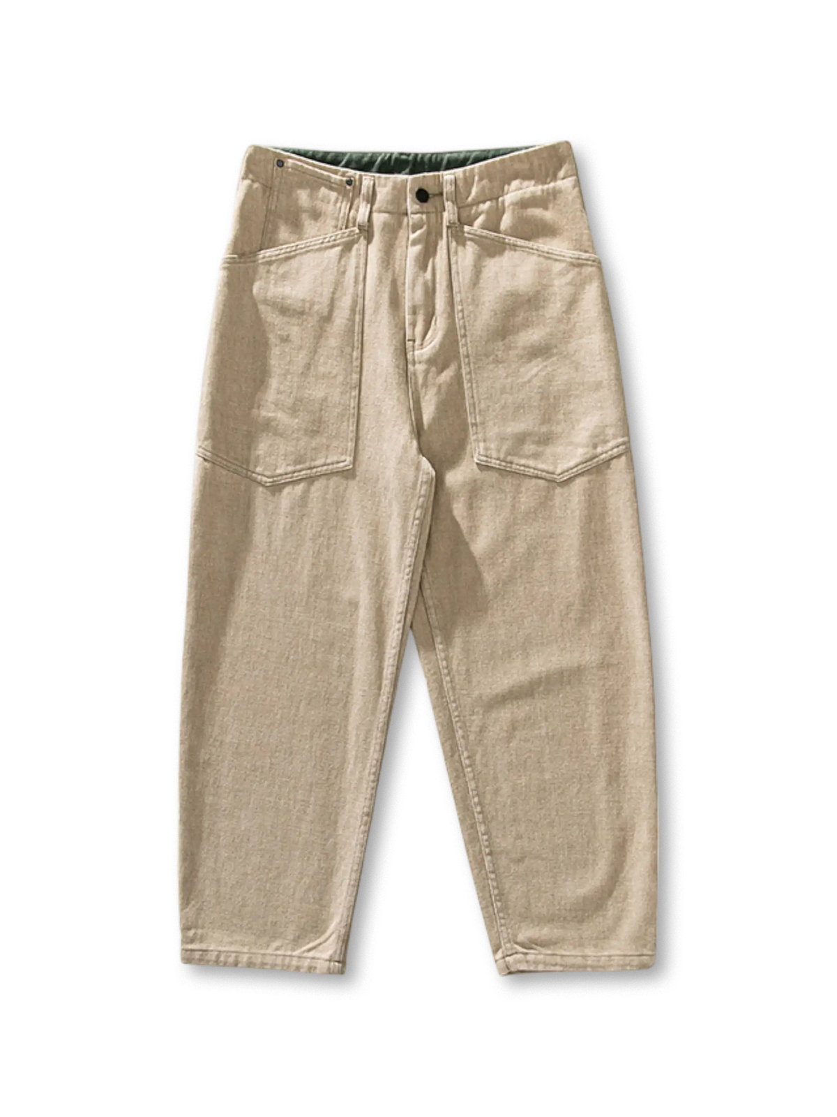 ヴィンテージワイドストレートワークパンツ全体像