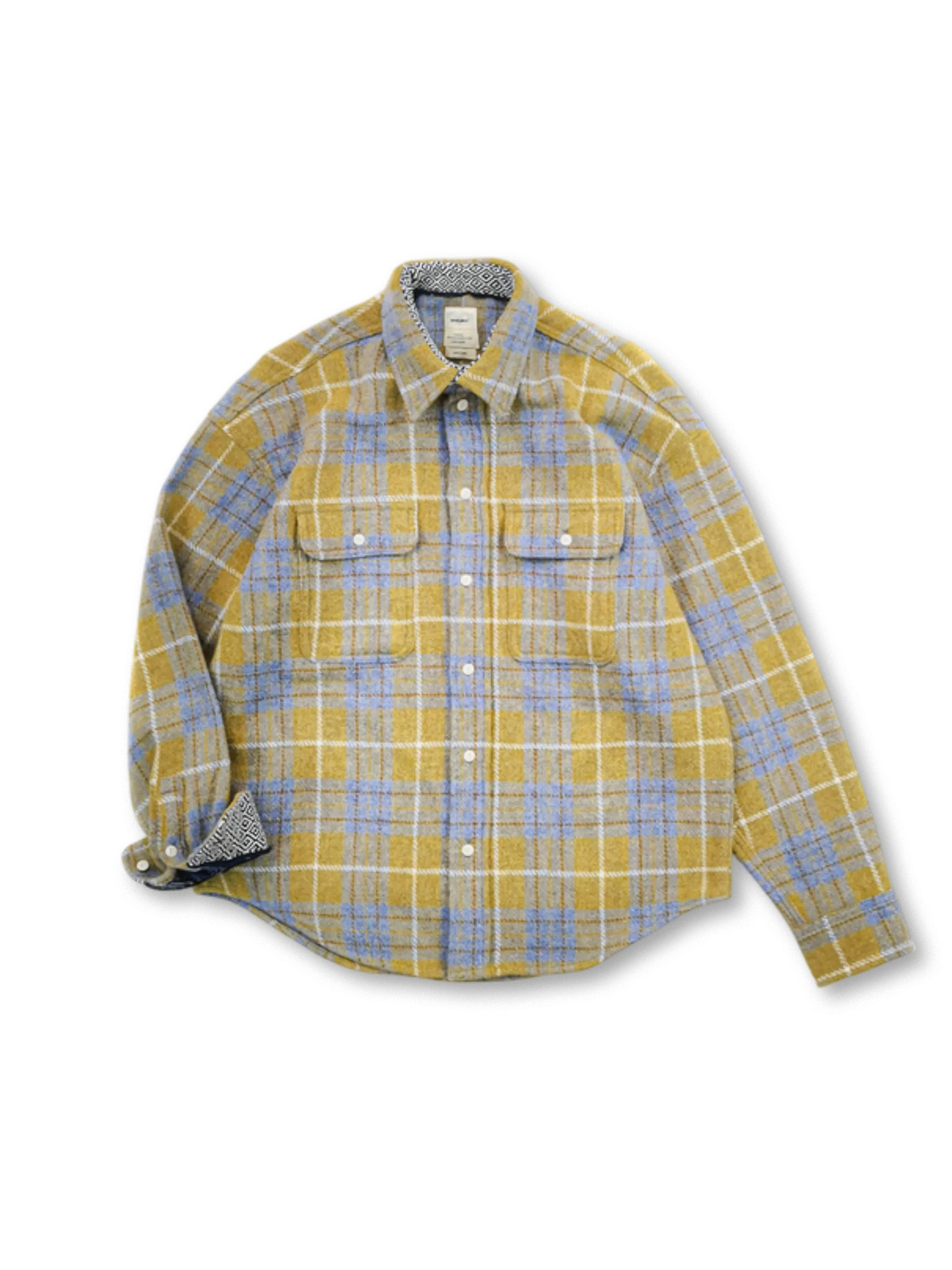 100%ウールのヘビーウェイト素材とヴィンテージ風チェック柄が特