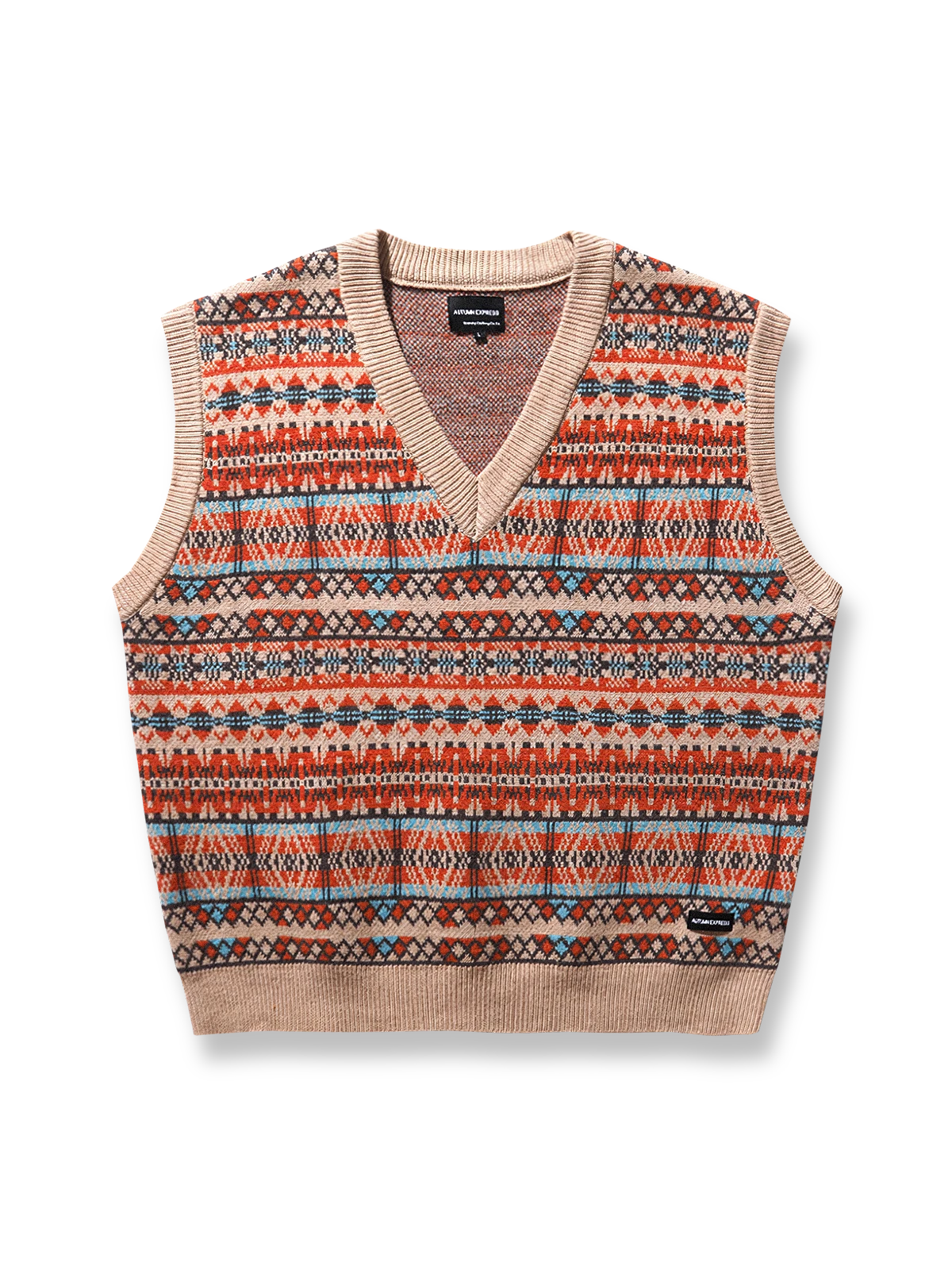 vneck_knit_vest
ナバホ族の幾何学模様をジャガードで表現した100%コットン製ニットベスト。通年使える快適さとヴィンテージ感を兼ね備え、レイヤードに最適なクラシックデザイン。