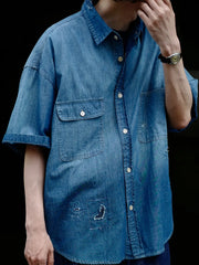 VTGデニムST ショートスリーブシャツ