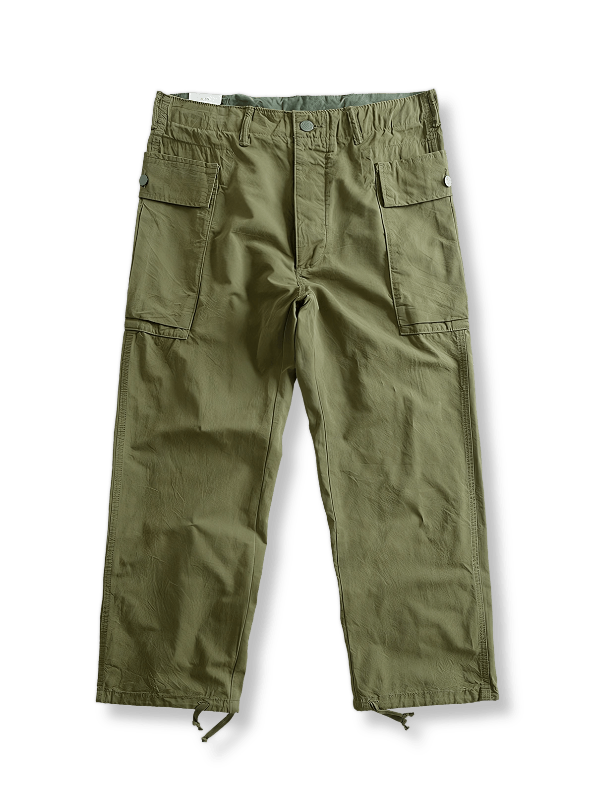 ウォッシュ加工ビッグポケットワークパンツ