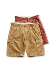 ウォッシュドコーデュロイカーゴショーツ