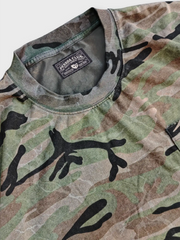 ミリタリーヴィンテージウォッシュドカモTシャツ