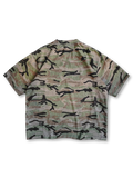 ミリタリーヴィンテージウォッシュドカモTシャツ