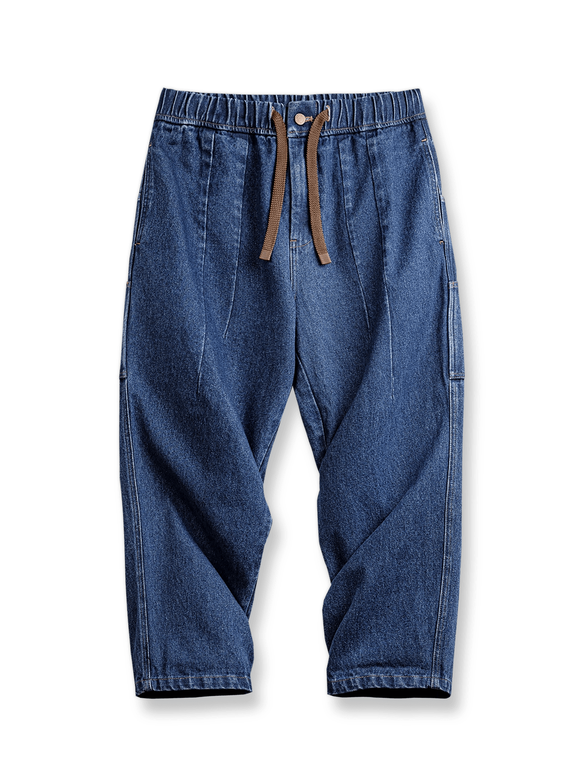 ウォッシュ加工のリバーシブルカーペンタージーンズ