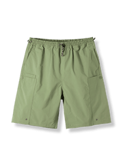 吸湿速乾とワークスタイルを融合したウォッシュドドローコードショーツ