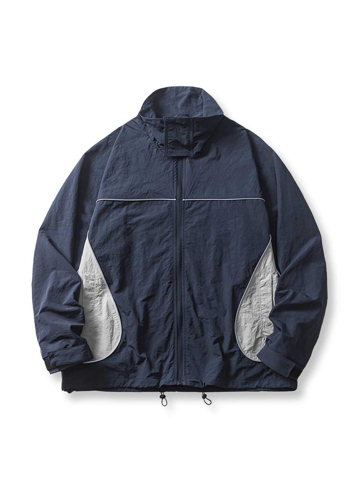 防水ナイロン＆反射材付きのスポーツジャケット。