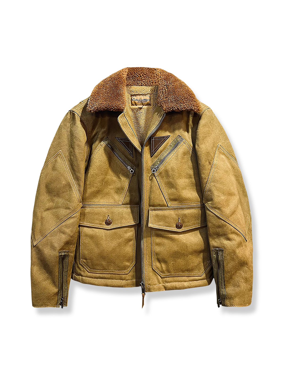 ワックスキャンバス素材のマーシャルフライトジャケット