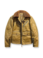 ワックスキャンバス素材のマーシャルフライトジャケット