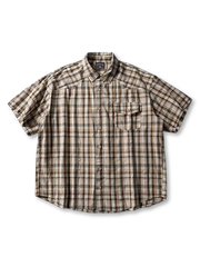 ターコイズボタンとナバホ風刺繍が映えるウエスタンエンブロイダリーシャツ