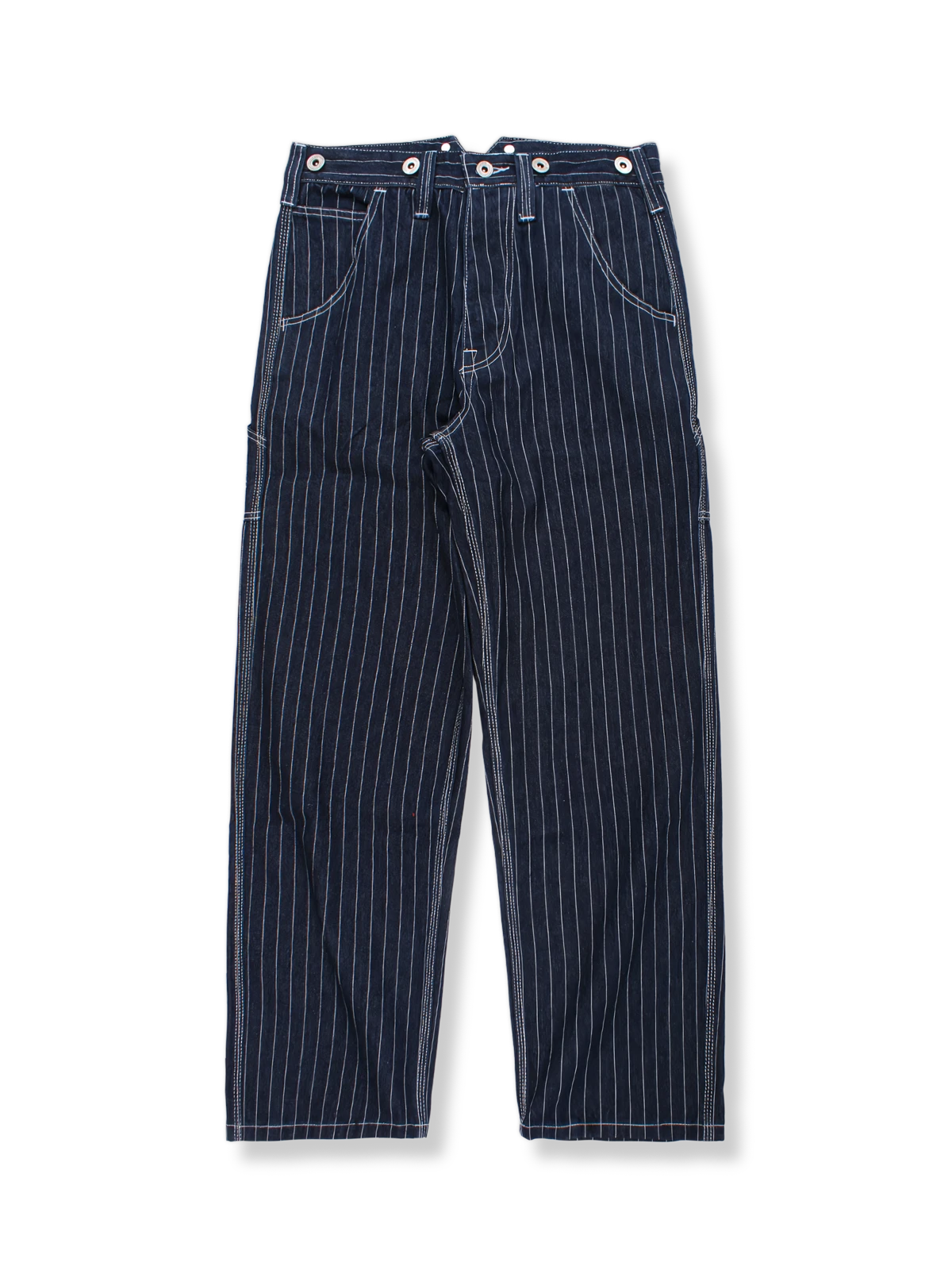 ワイドストライプデニムワークパンツの製品イメージ