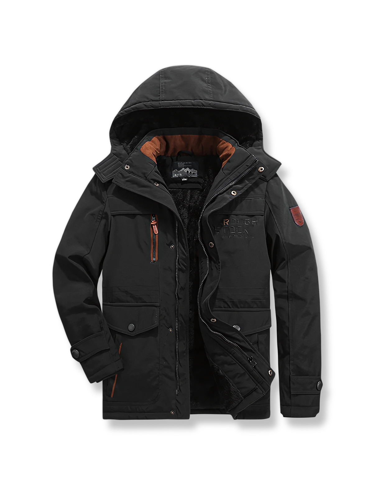 防風防水裏起毛中綿ジャケットの製品イメージ