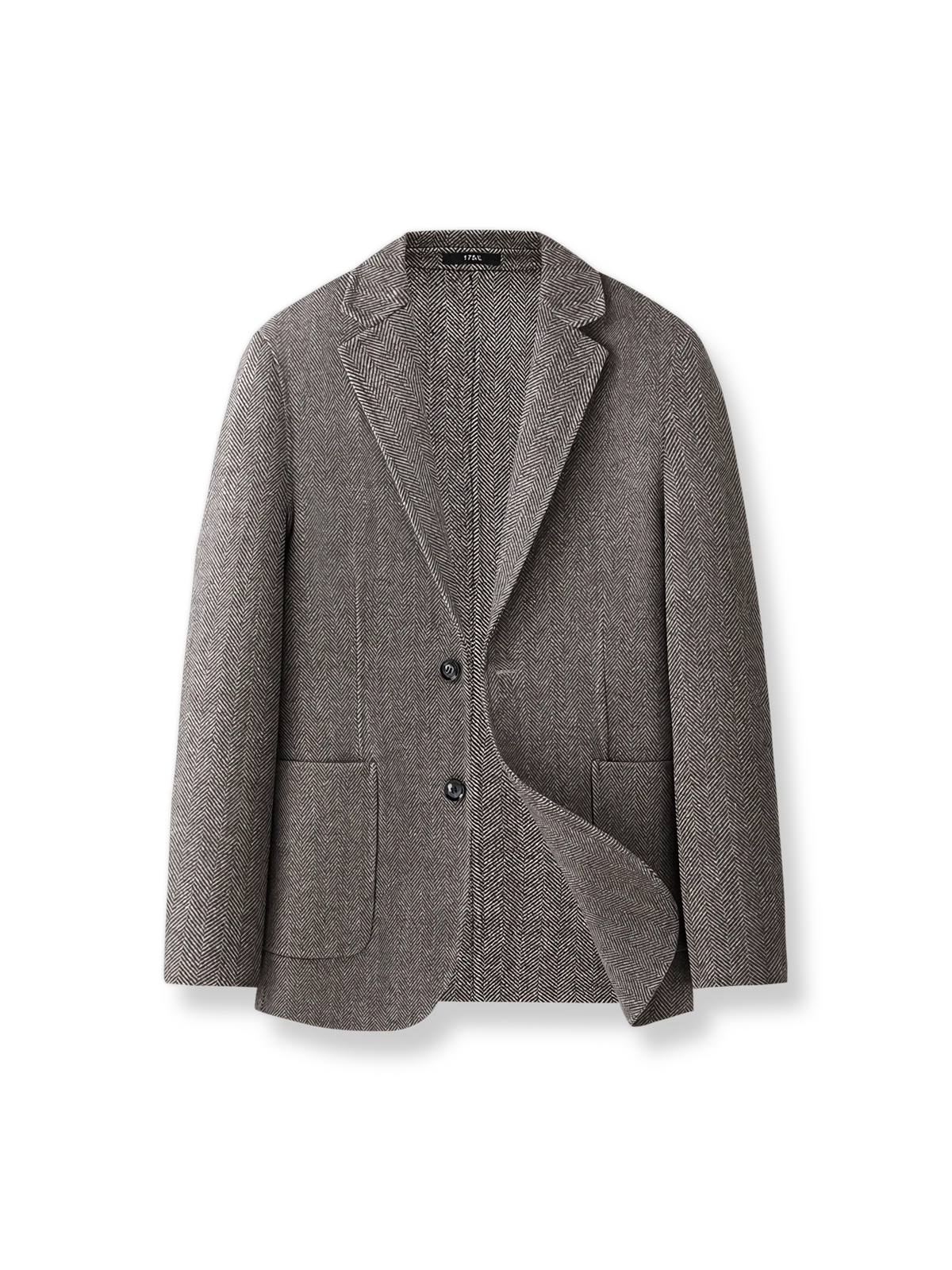 ウールダブルフェイス生地のシングルブレストテーラードジャケット