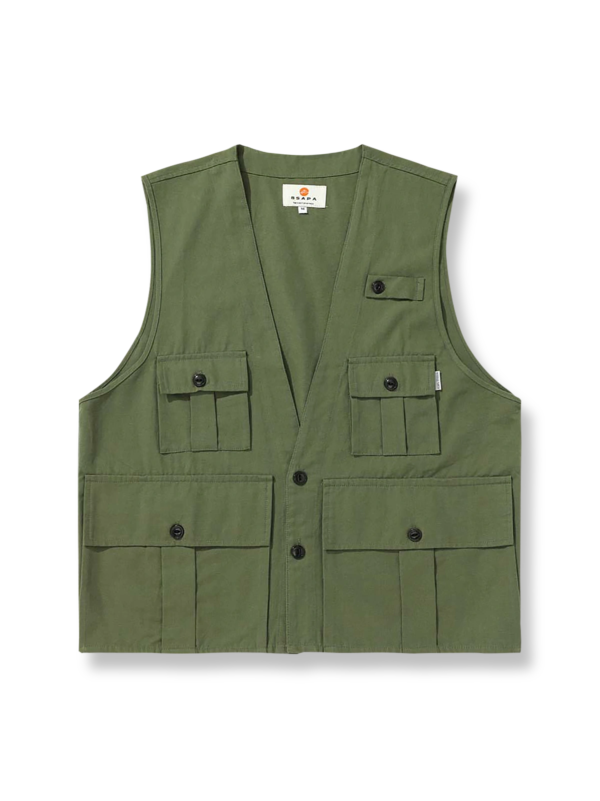 ワークスタイルのマルチポケットベスト
