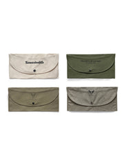 WWIIヴィンテージ風キャンバス手袋収納バッグの正面画像