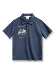 横須賀双龍刺繍ポロシャツの正面図