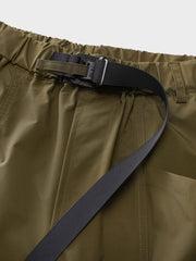 ミドル ウエスト ワーク ショートパンツ